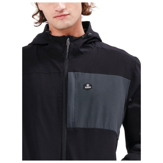 Basehit Ανδρικό μπουφάν Men's Ribbed Jacket with Hood